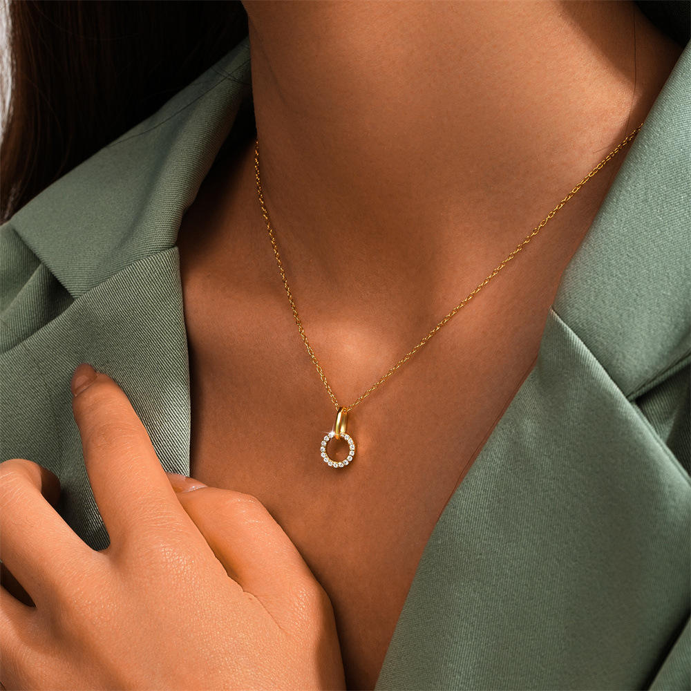 925 Sterling Silver Zirconia Micro Pave Pendant