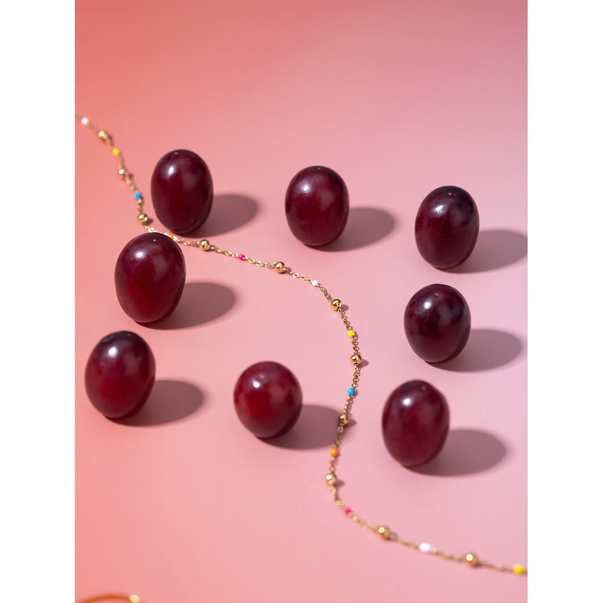 Fiesta Enamel Bead Necklace