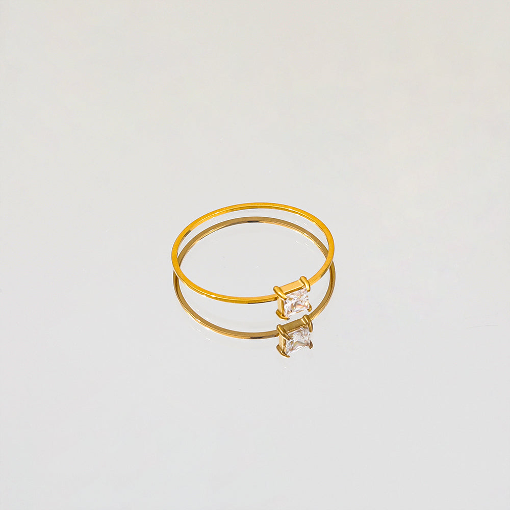 Princess Cut Solitaire Ring