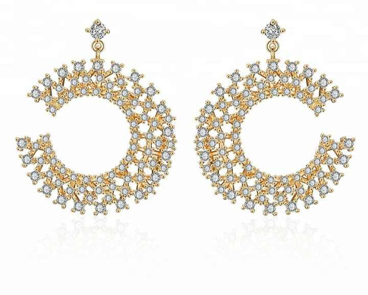 C Shape Statement Earrings