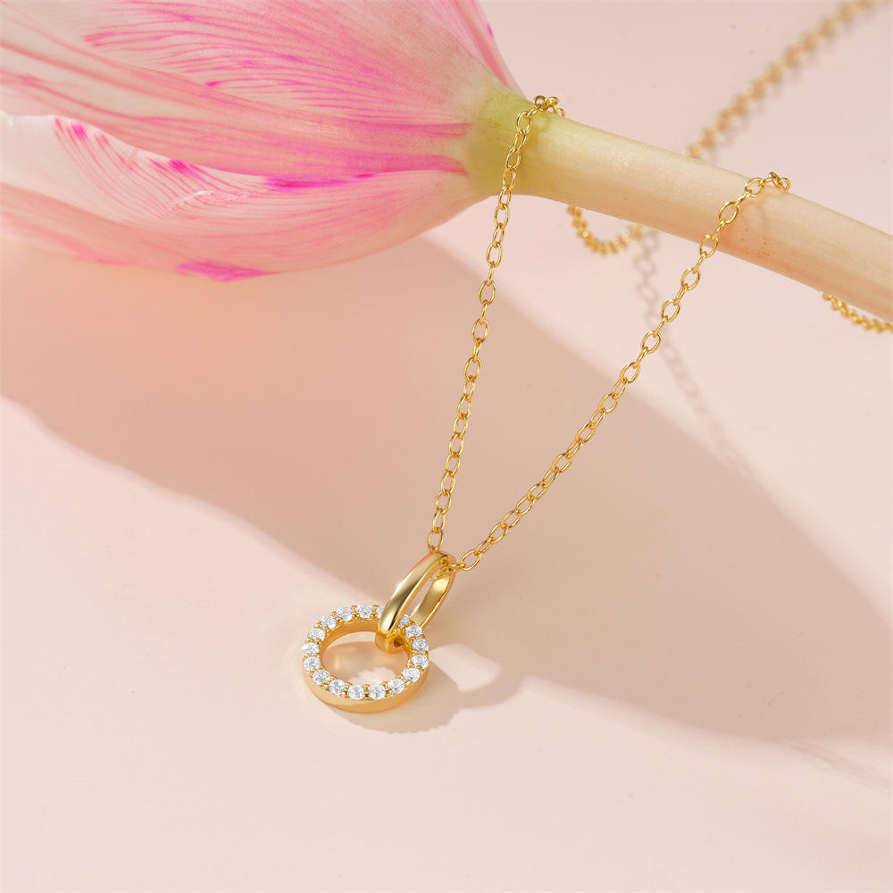 925 Sterling Silver Zirconia Micro Pave Pendant
