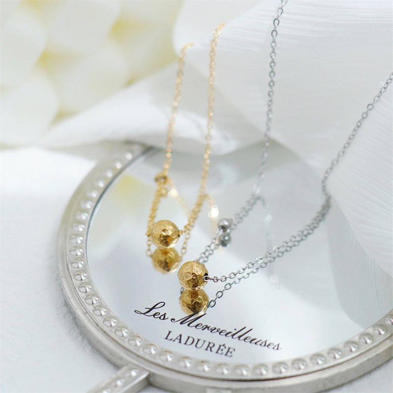 Celestial Duo Sphere Necklace