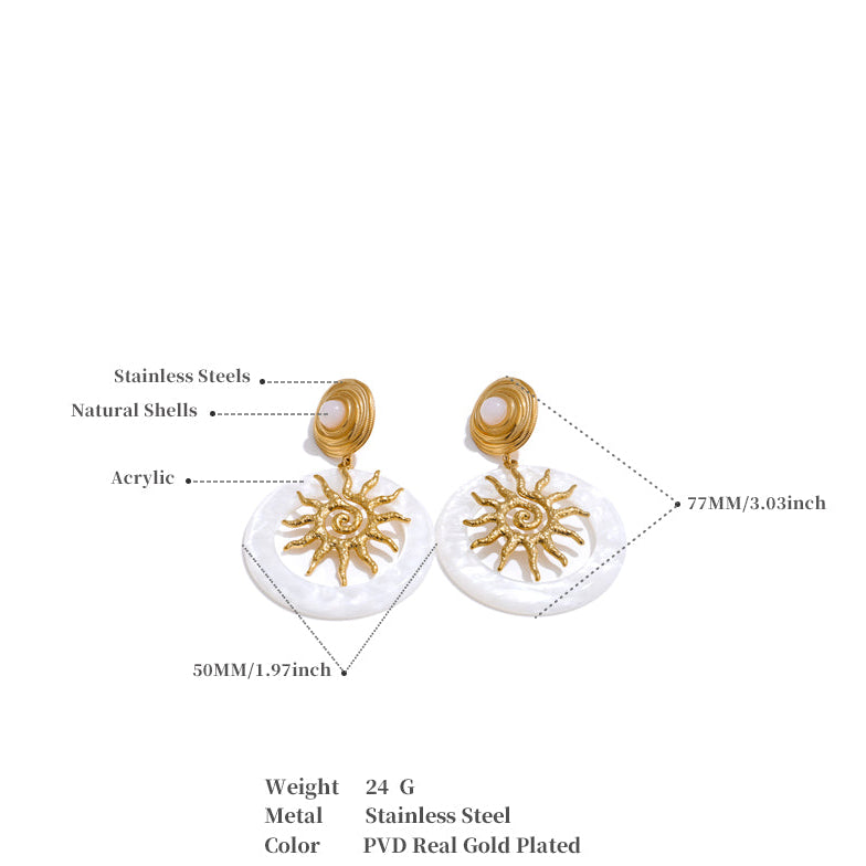 Sunburst Shell Hangings