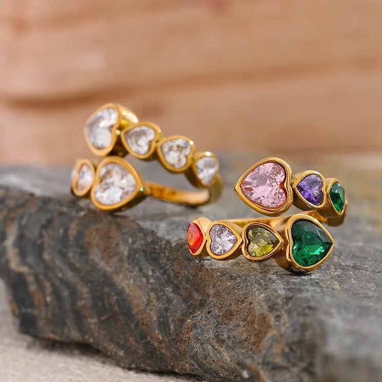 Little Hearts Eternity Ring