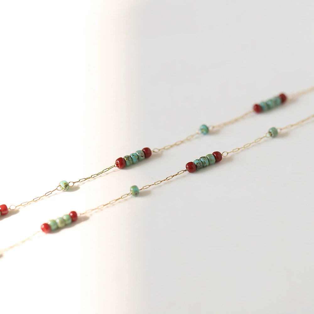 Desert Bloom Bead Necklace