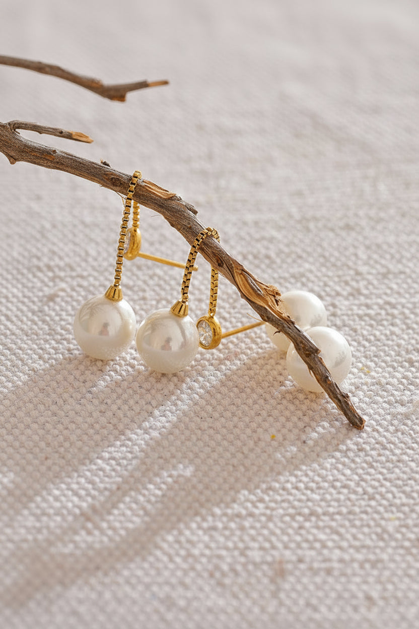 Pearl Drop Linear Hangings