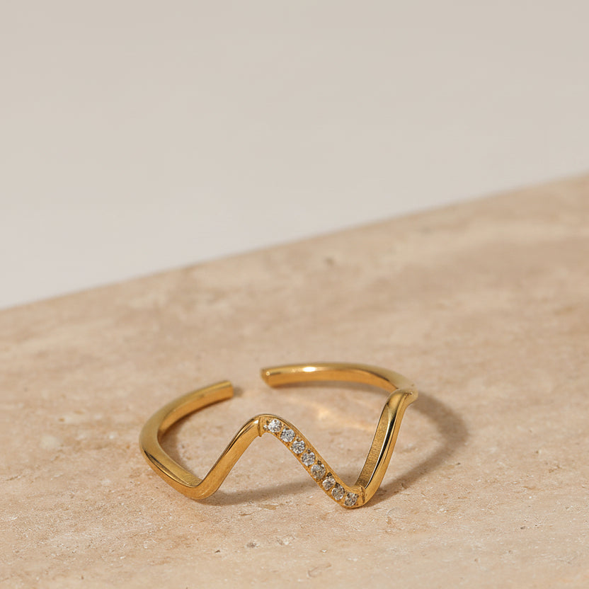 Sinuous Open Band Ring