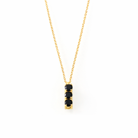 Noir Trio Necklace