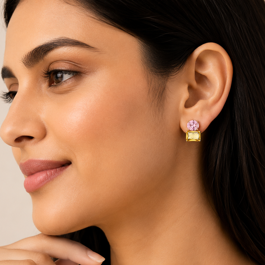 Candy Stone Studs