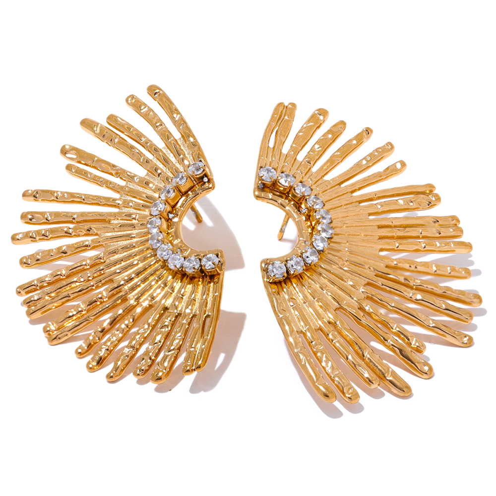 Sunburst Arc Studs