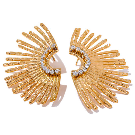 Sunburst Arc Studs
