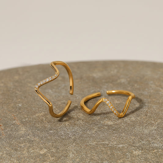 Sinuous Open Band Ring