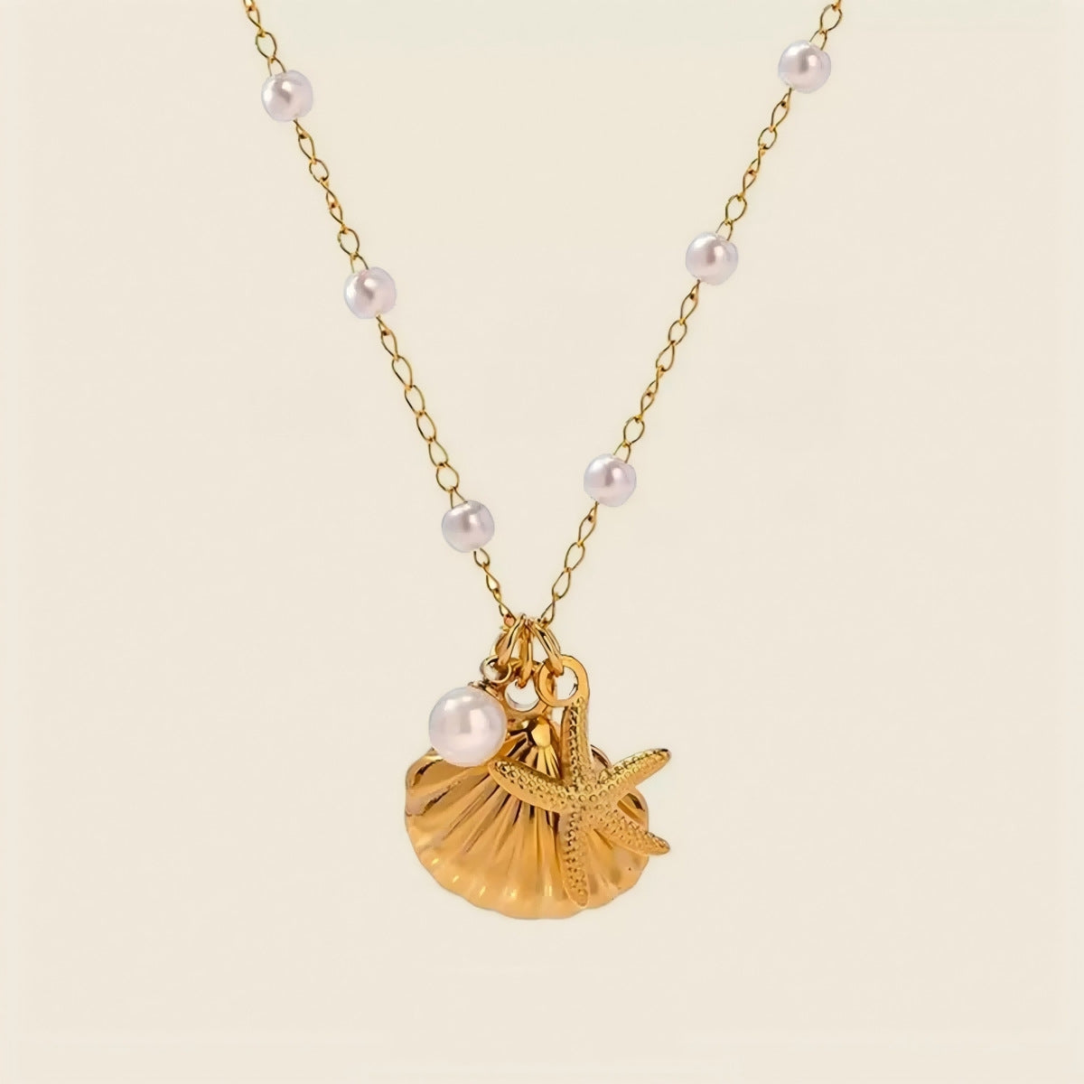 Shell & Star Necklace