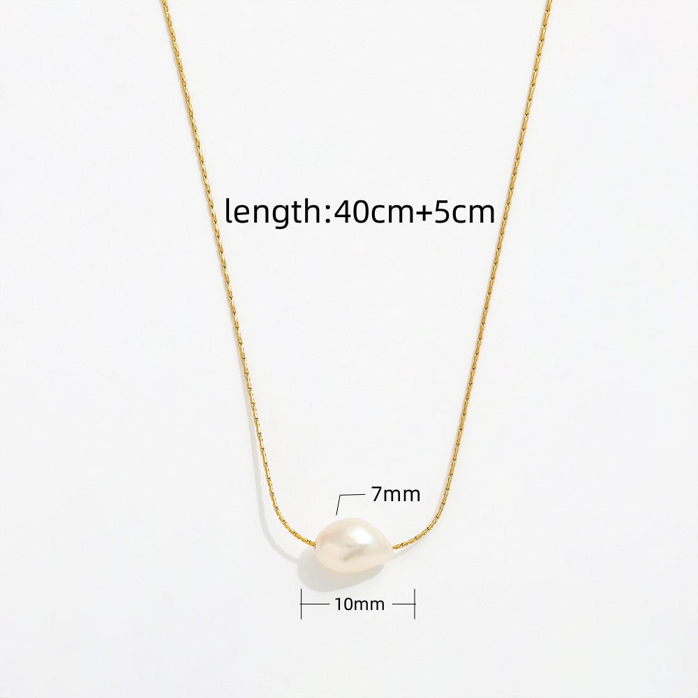 Croía Pearl Drop Necklace