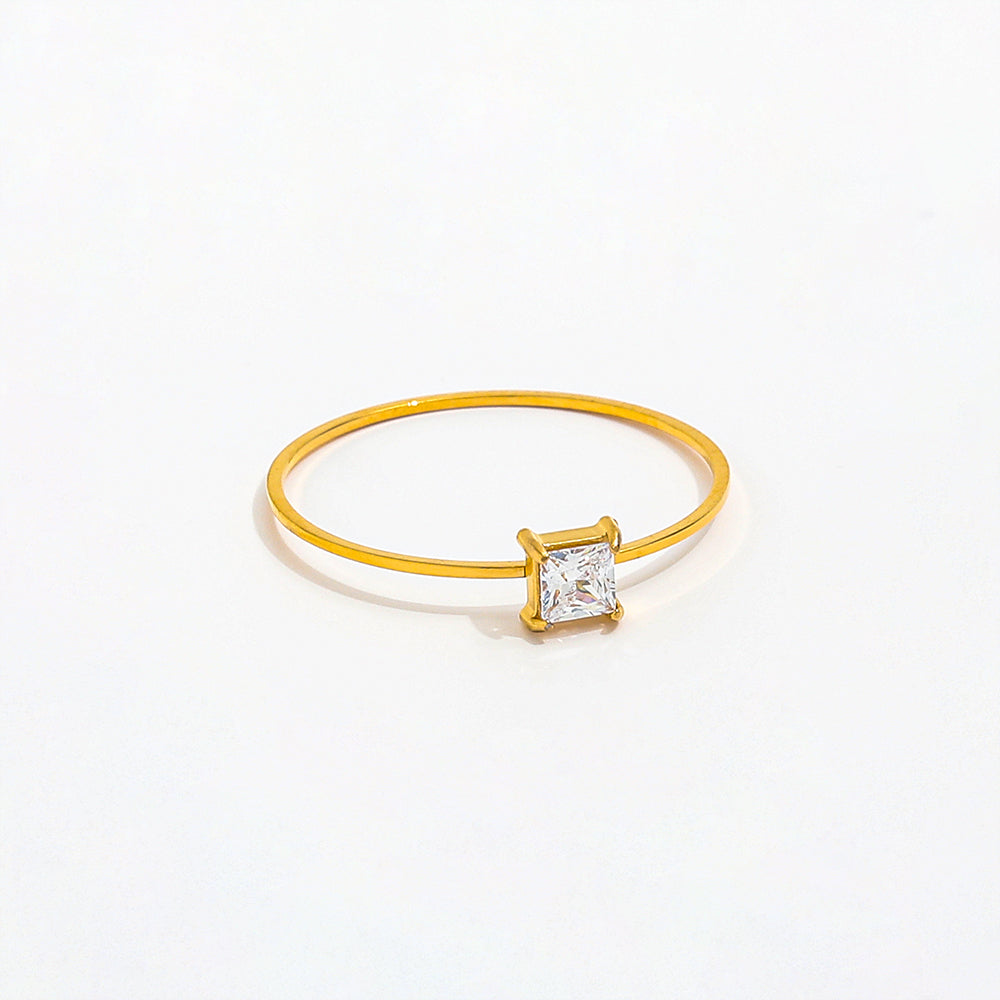 Princess Cut Solitaire Ring