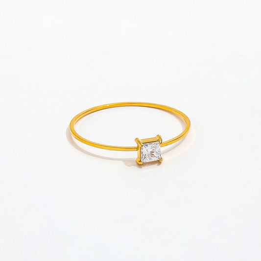 Princess Cut Solitaire Ring