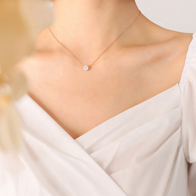 Round Cage Pendant Necklace