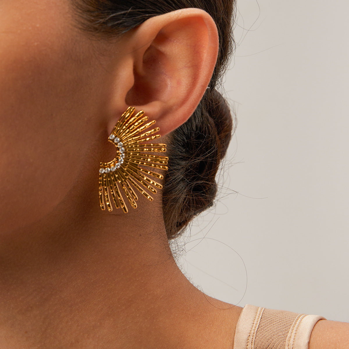 Sunburst Arc Studs