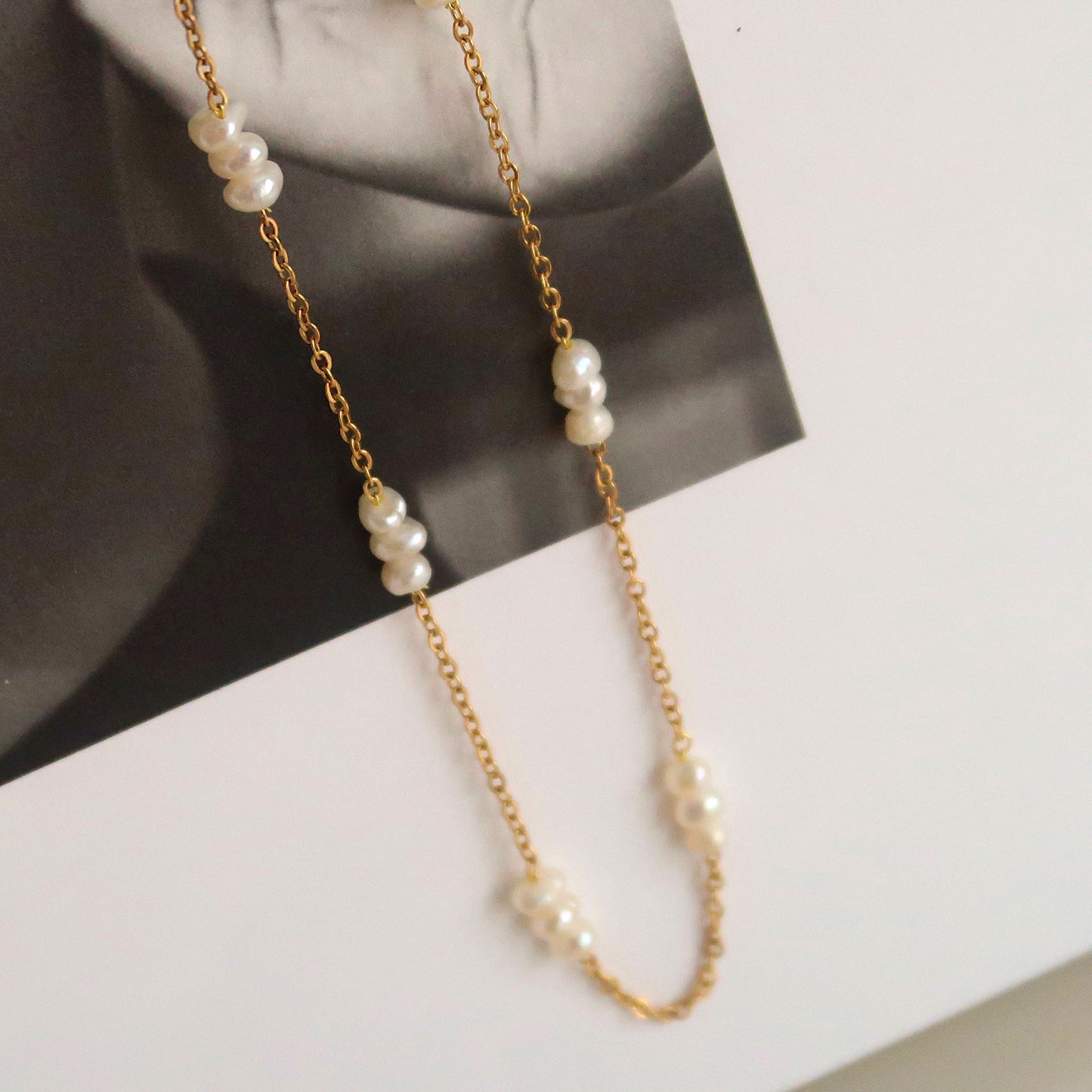 18K Gold Plated Fresh Water Pearl Necklace