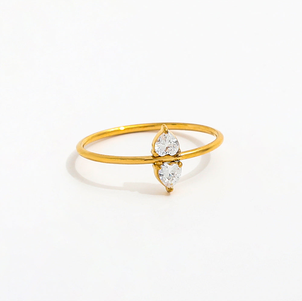 Dual Stone Wrap Ring