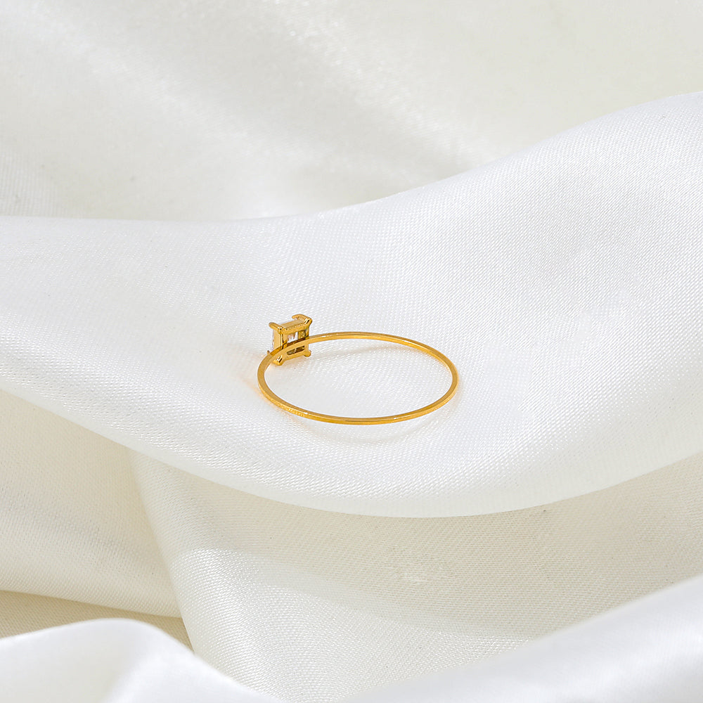 Princess Cut Solitaire Ring