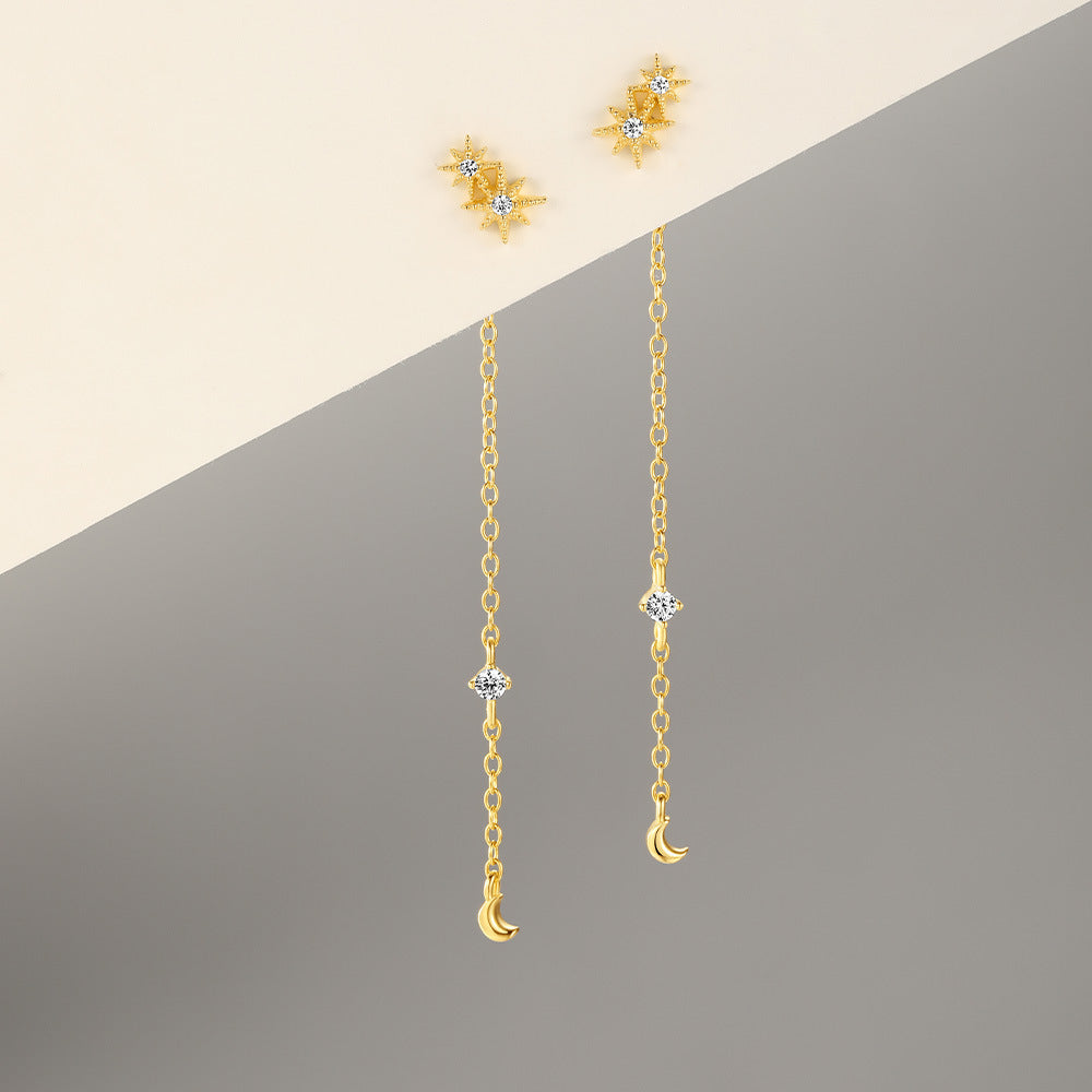 Celestia Chain Drop Earrings