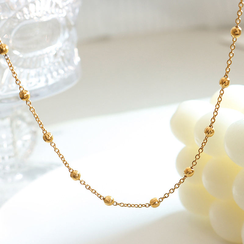 Celeste Beaded Chain Necklace