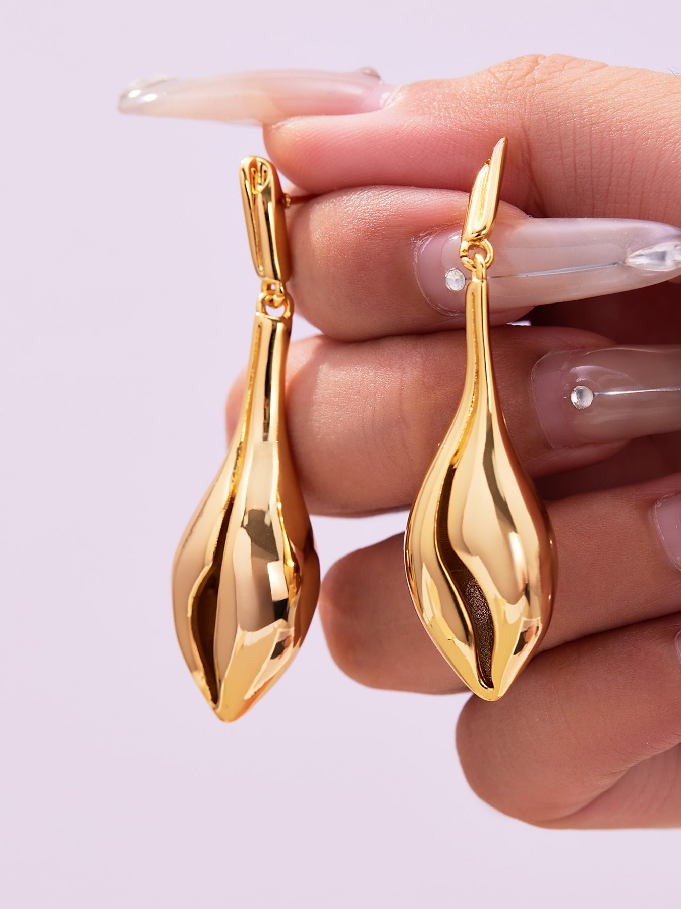 Sculpted Teardrop Hangings