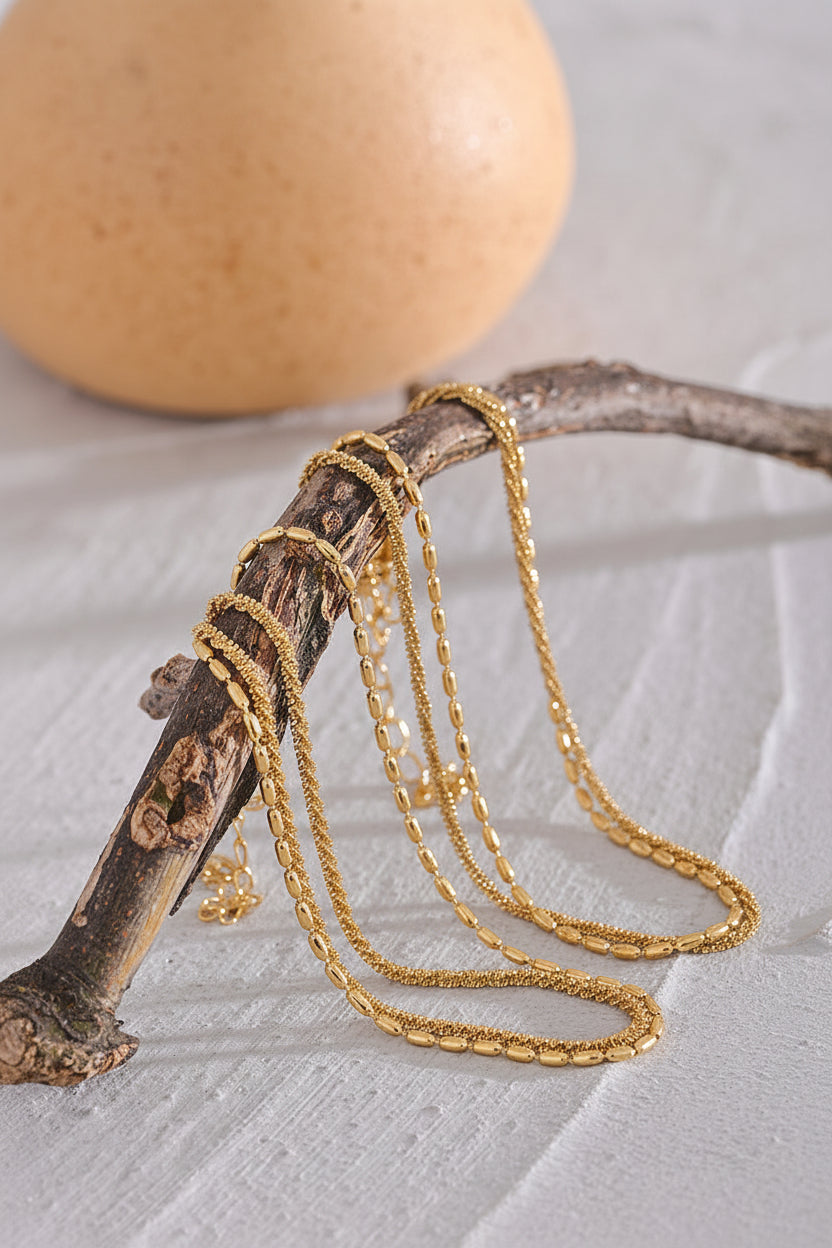 Dainty Double Chain Anklet
