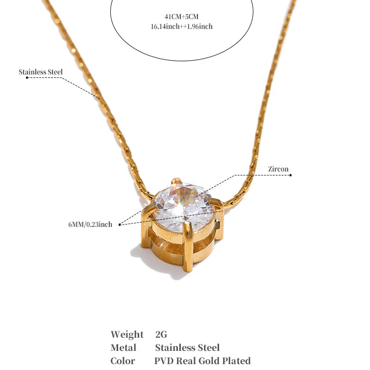 Round Cage Pendant Necklace