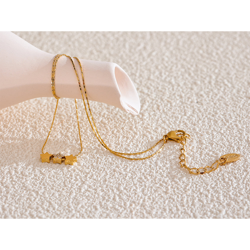 Five Star Cluster Necklace