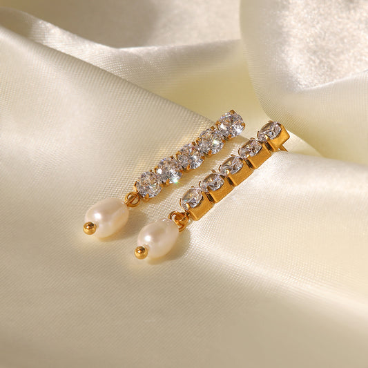Pearl & Crystal Cascade Hangings