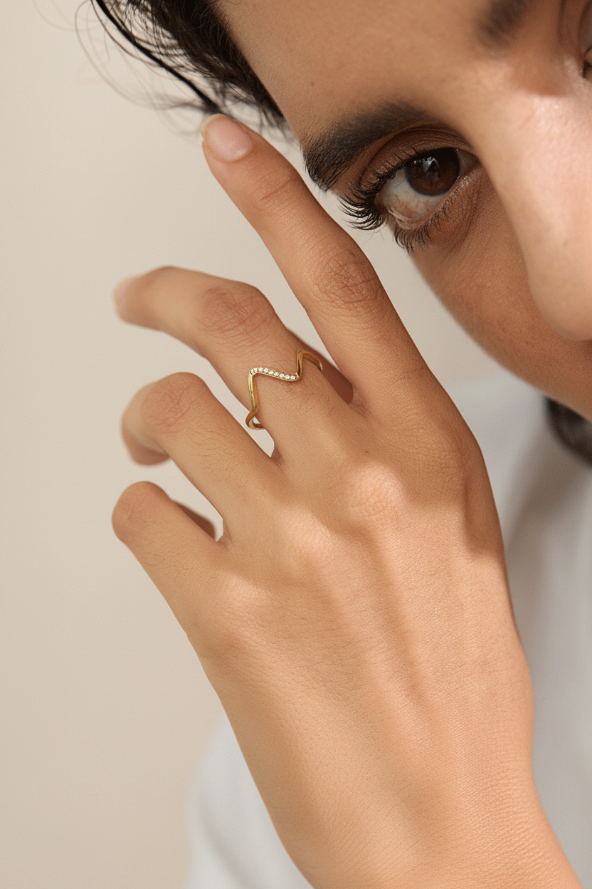 Sinuous Open Band Ring