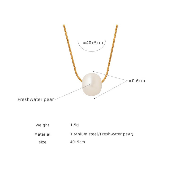 Soleil Pearl Necklace