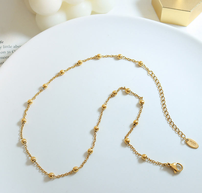 Celeste Beaded Chain Necklace