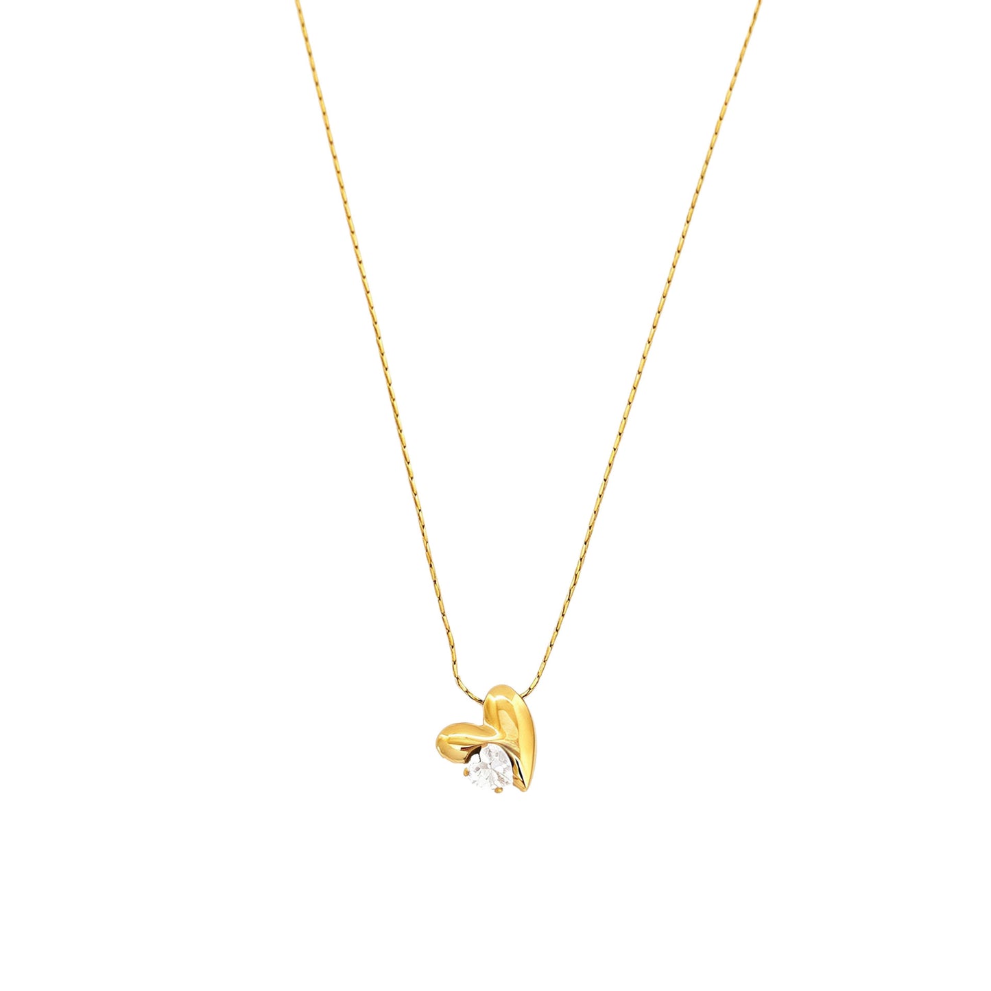Heart Warming Crystal Necklace