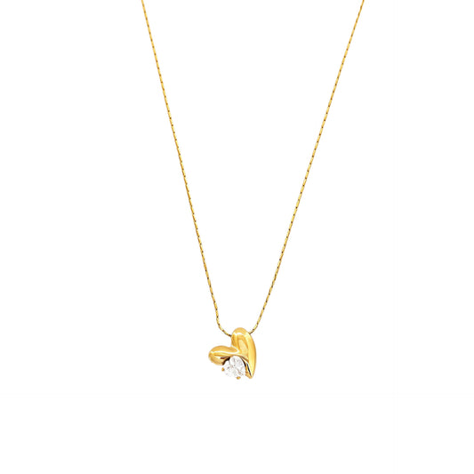 Heart Warming Crystal Necklace