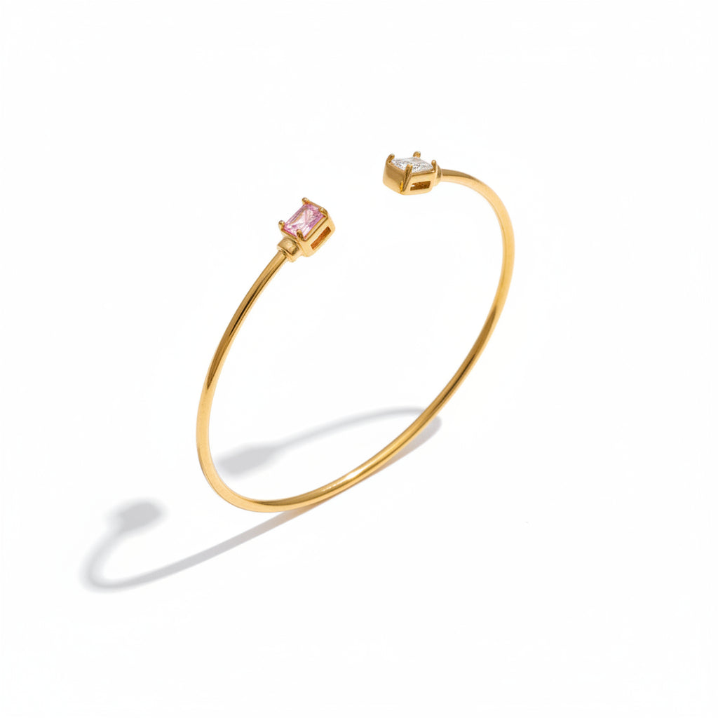Princess Tip Open Cuff Bracelet