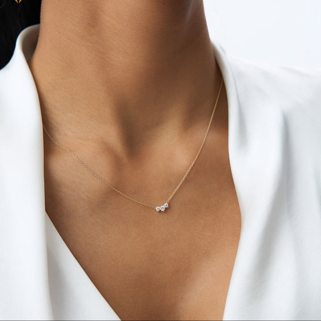 Trio Crystal Necklace