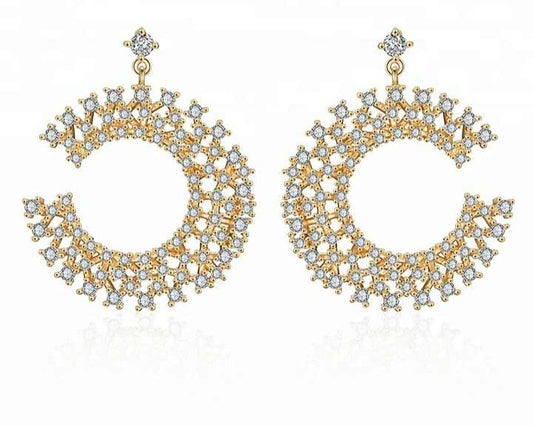 C Shape Statement Earrings