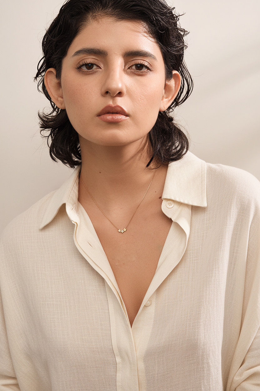 Five Star Cluster Necklace