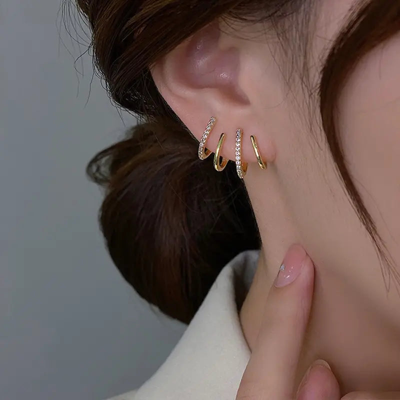 Korean Butterfly Cuff Earrings