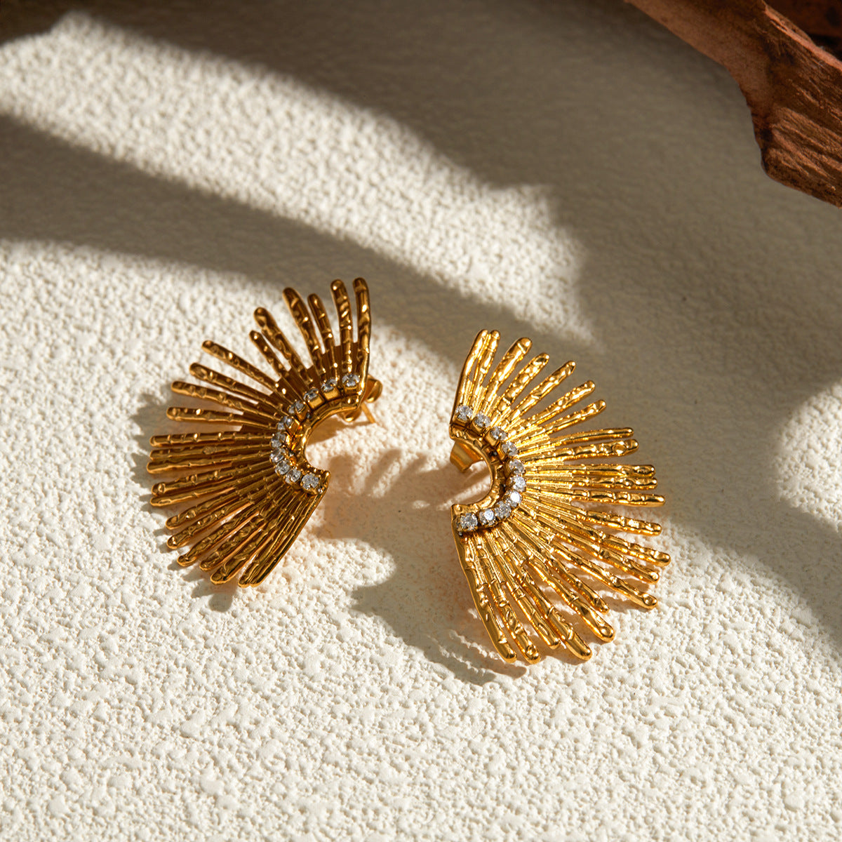 Sunburst Arc Studs