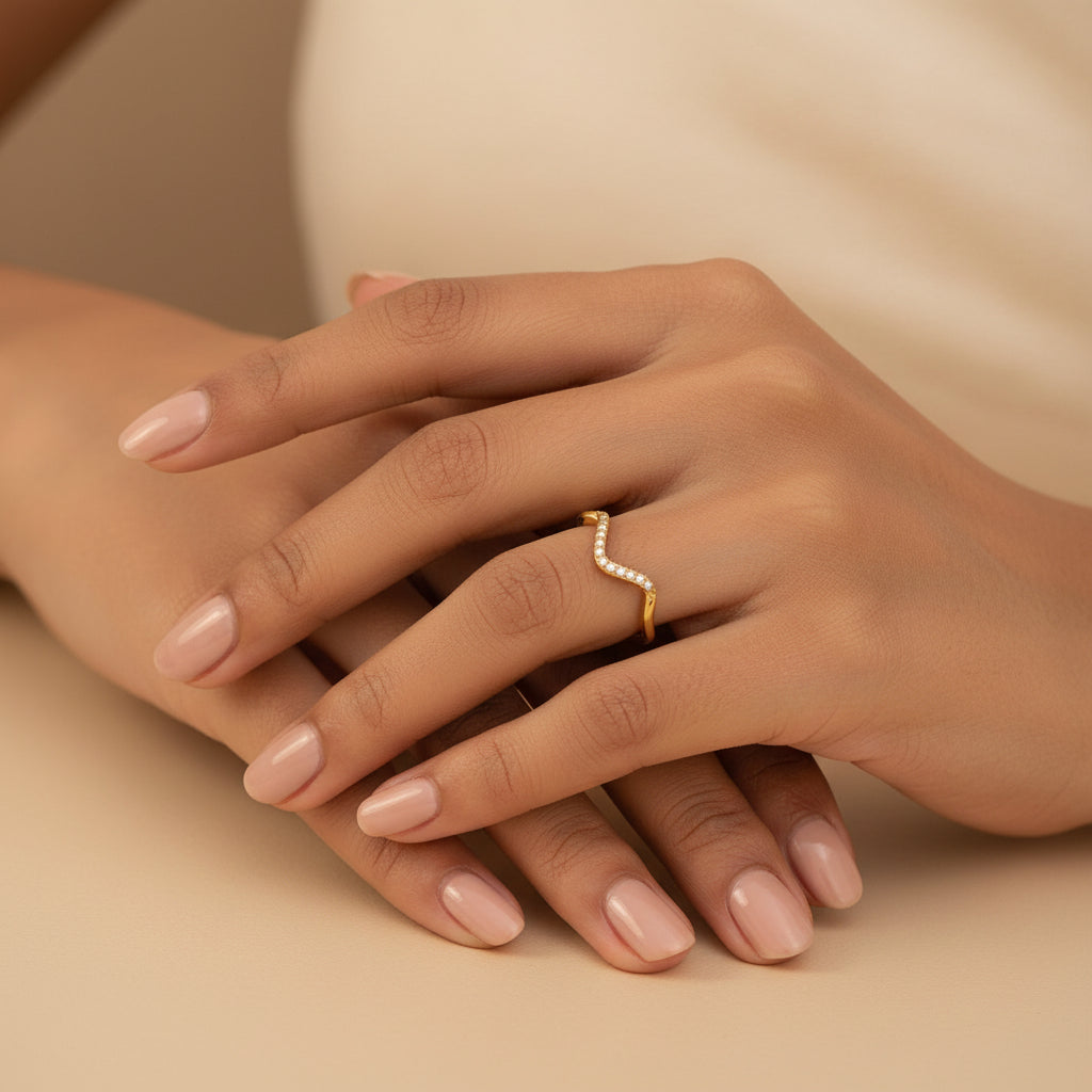 Sinuous Open Band Ring