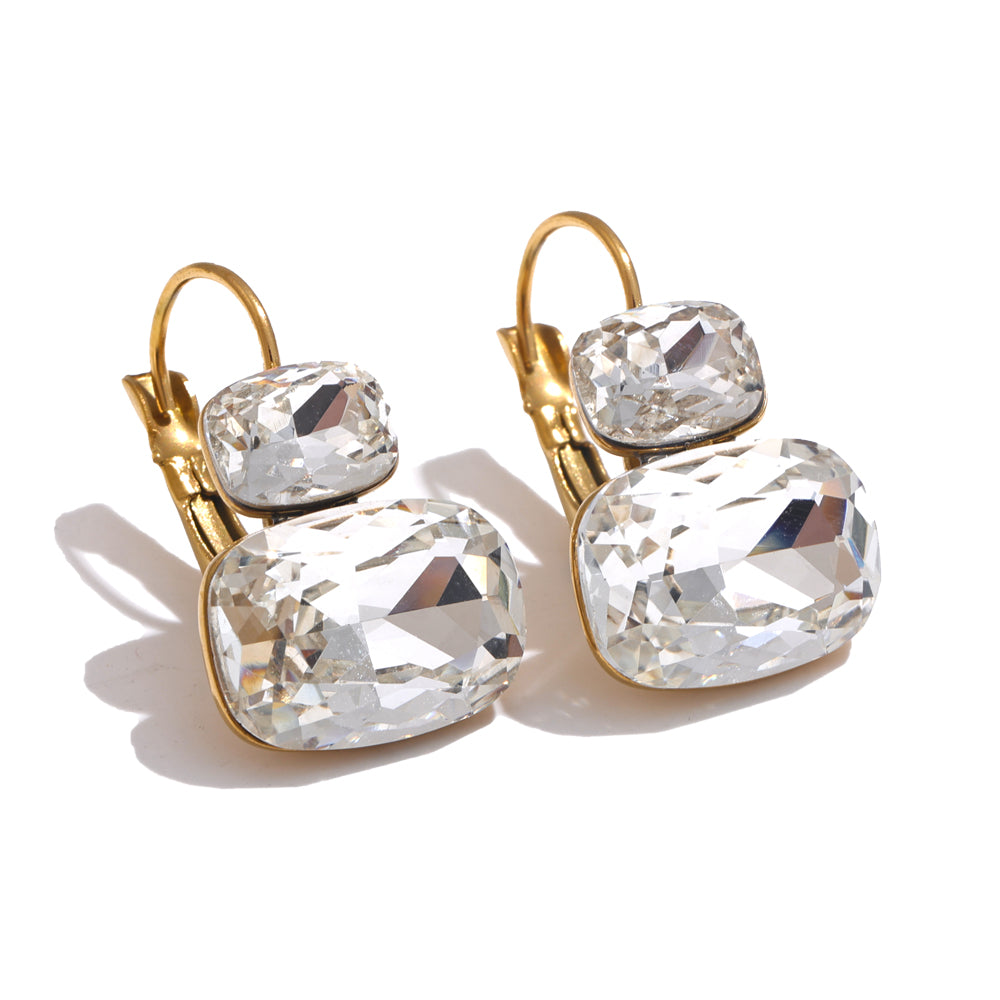 Double Cushion Crystal Hangings