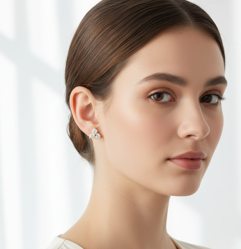 Tri-Crystal Constellation Studs
