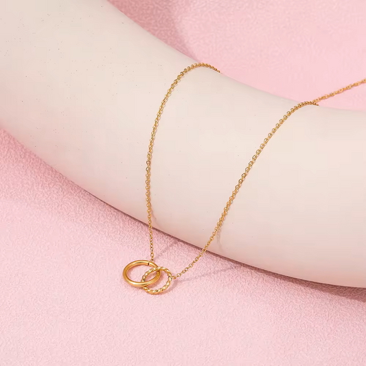 Interlocking Ring Necklace