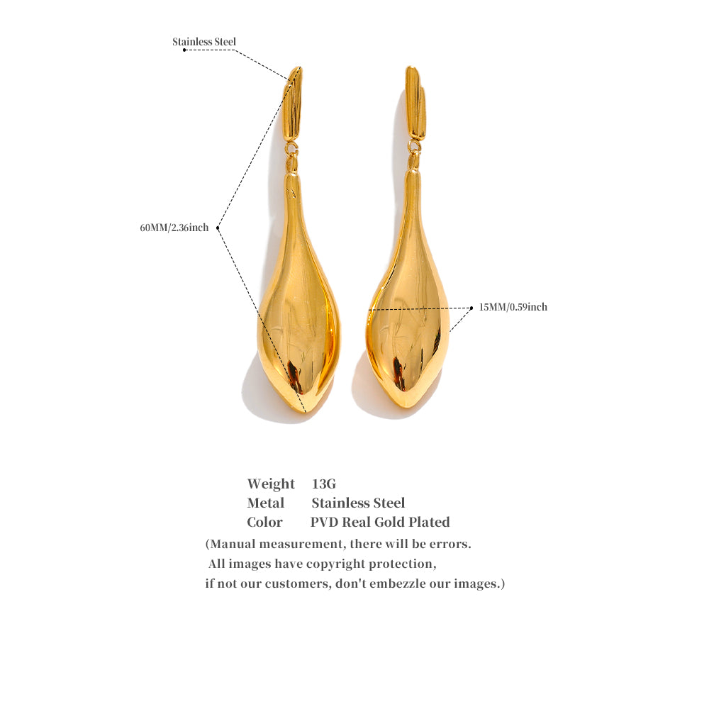 Sculpted Teardrop Hangings