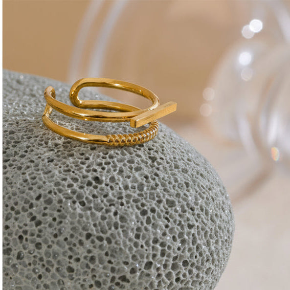 Duo Open Band Ring