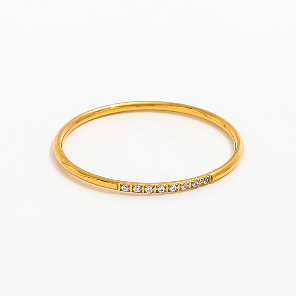 Pavé CZ Eternity Band Ring